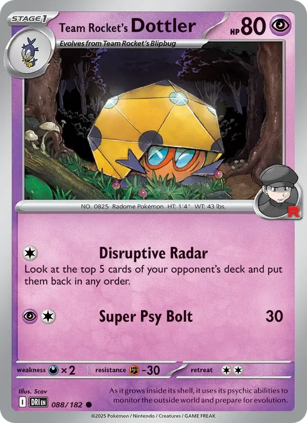 Team Rocket's Dottler, Destined Rivals