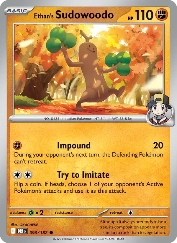 Ethan's Sudowoodo, Destined Rivals