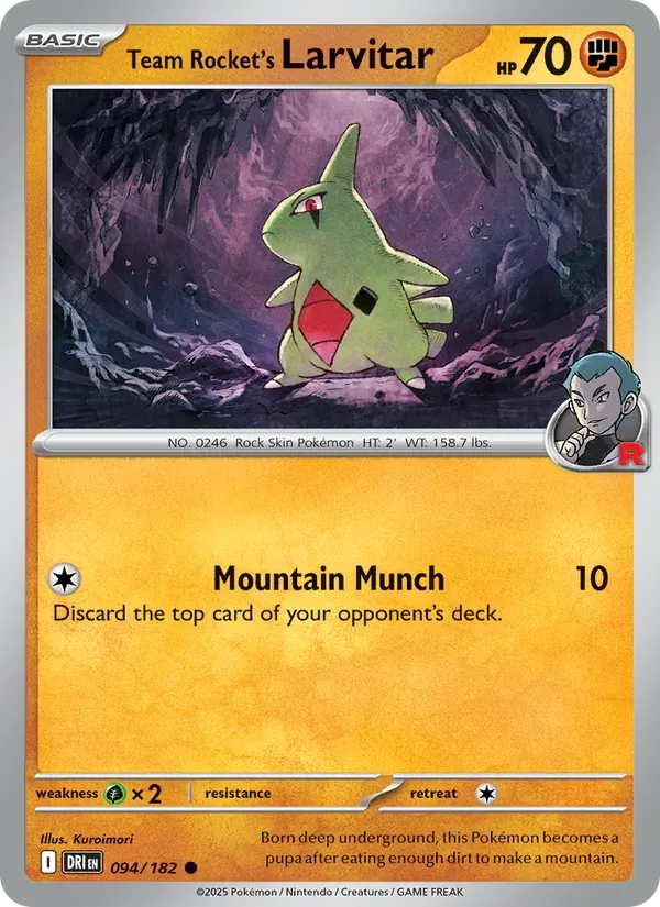 Team Rocket's Larvitar, Destined Rivals