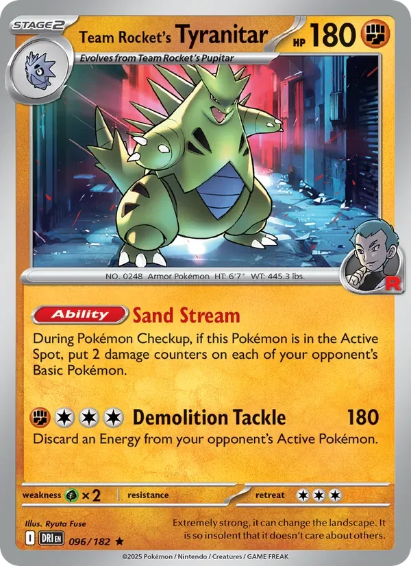 Team Rocket's Tyranitar, Destined Rivals