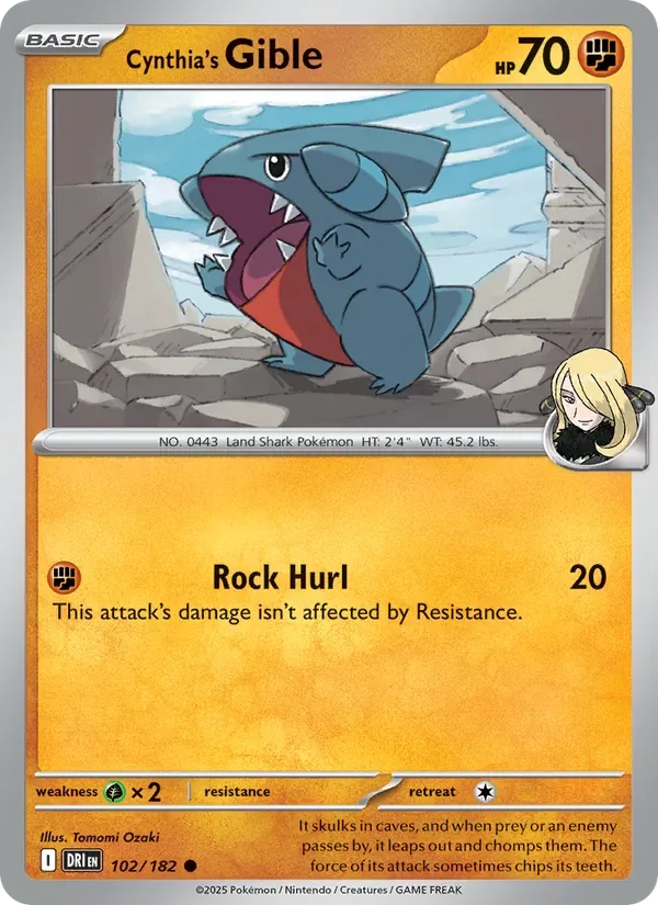 Cynthia's Gible, Destined Rivals