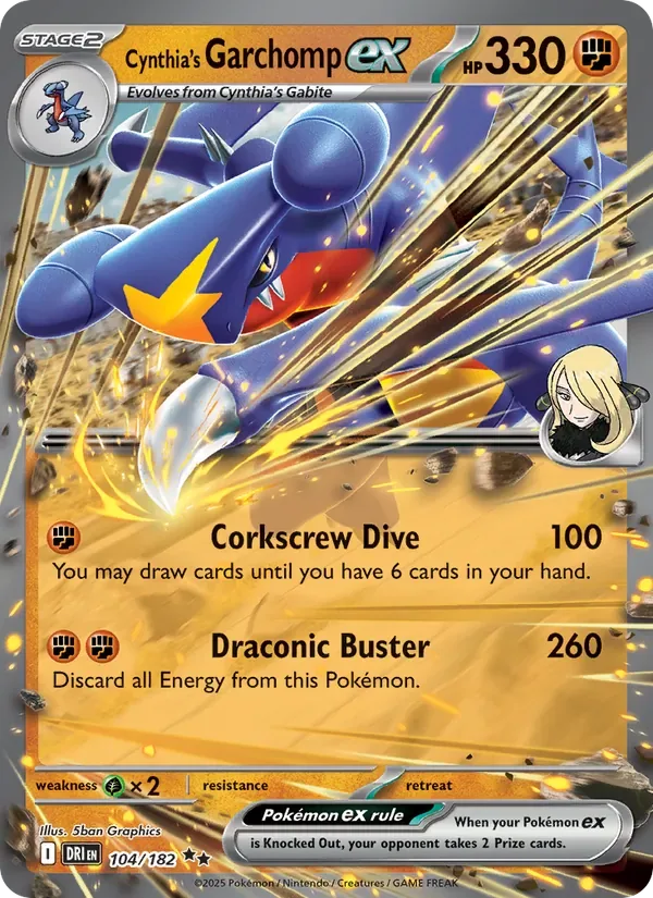 Cynthia's Garchomp ex, Destined Rivals
