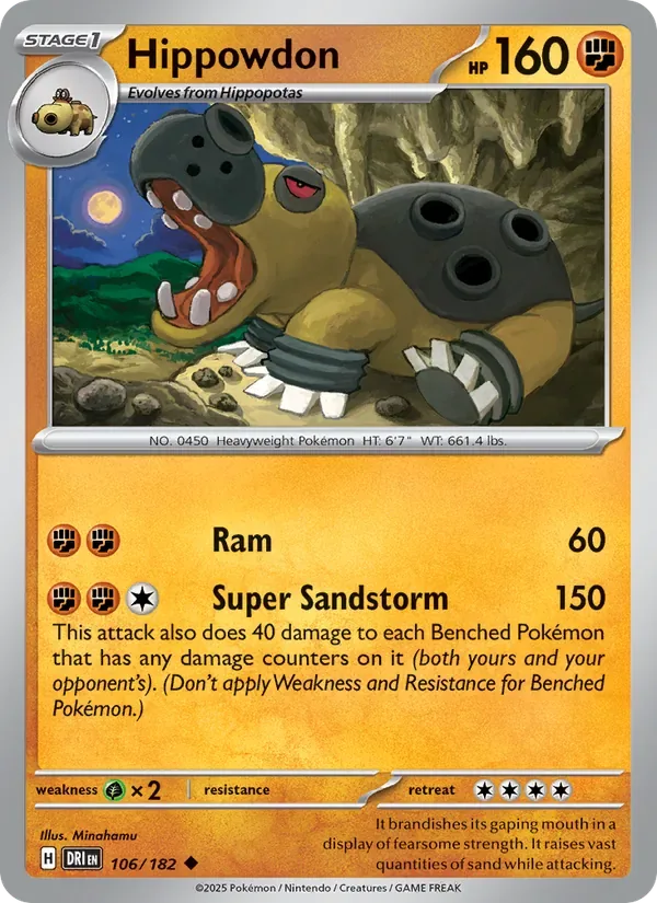 Hippowdon, Destined Rivals