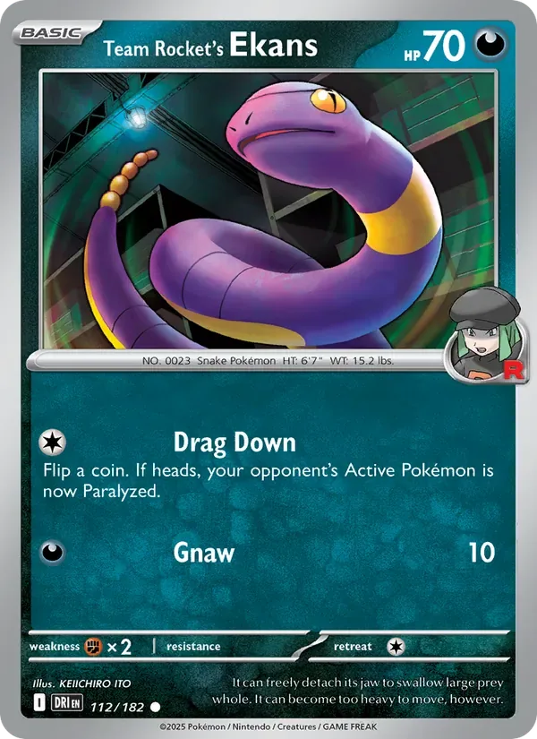 Team Rocket's Ekans, Destined Rivals