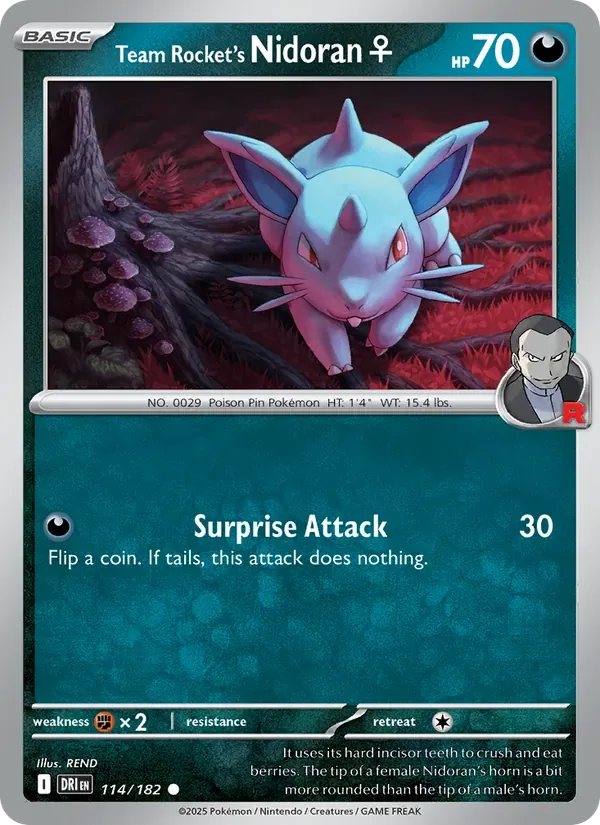 Team Rocket's Nidoran♀, Destined Rivals