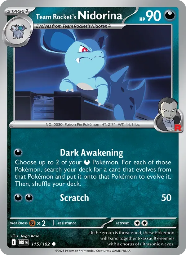 Team Rocket's Nidorina, Destined Rivals