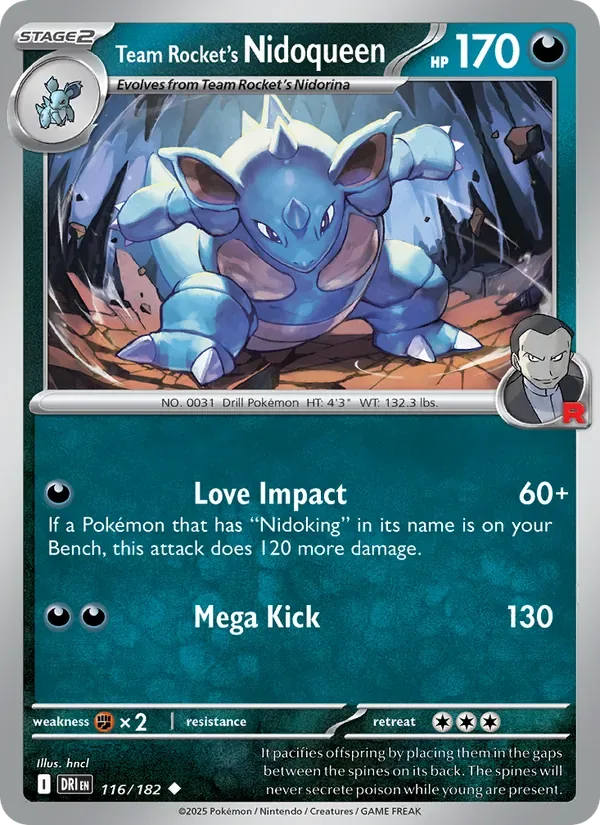 Team Rocket's Nidoqueen, Destined Rivals