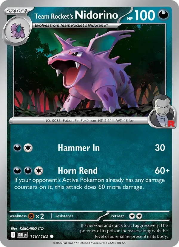 Team Rocket's Nidorino, Destined Rivals