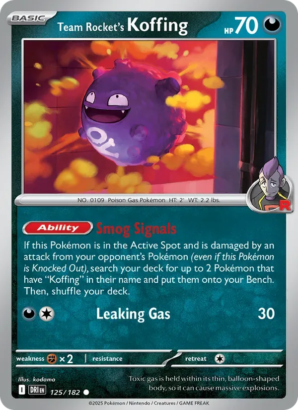 Team Rocket's Koffing, Destined Rivals