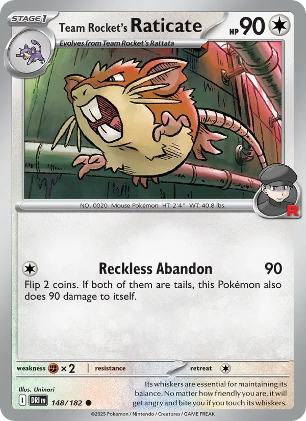 Team Rocket's Raticate, Destined Rivals