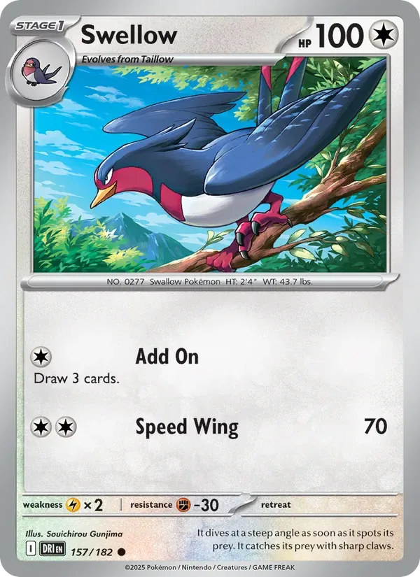 Swellow, Destined Rivals