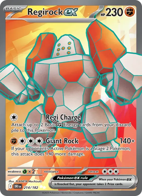 Regirock ex, Destined Rivals
