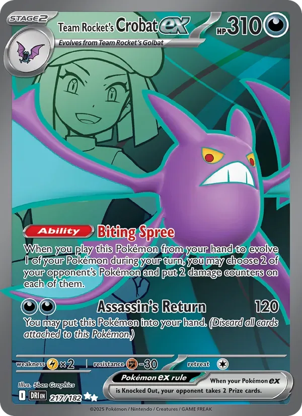 Team Rocket's Crobat ex, Destined Rivals