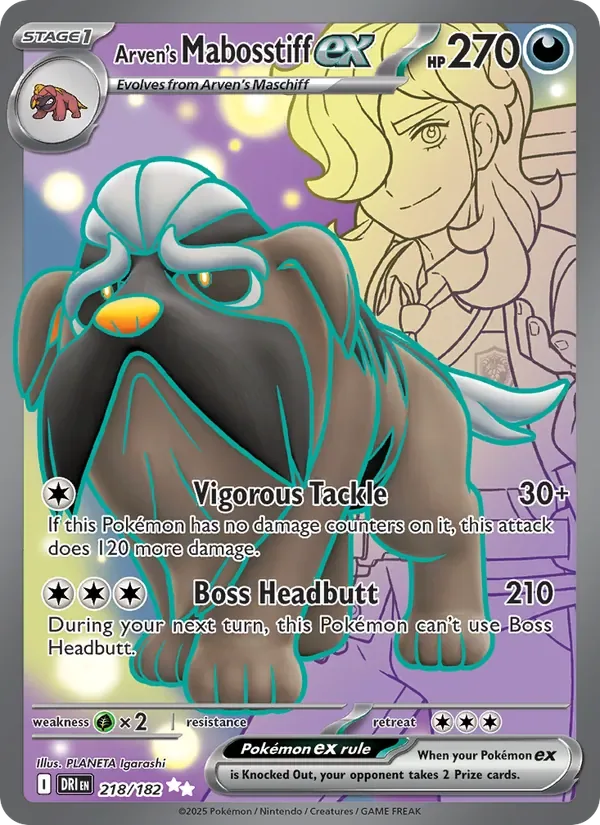 Arven's Mabosstiff ex, Destined Rivals