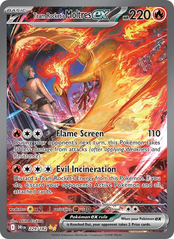 Team Rocket's Moltres ex, Destined Rivals