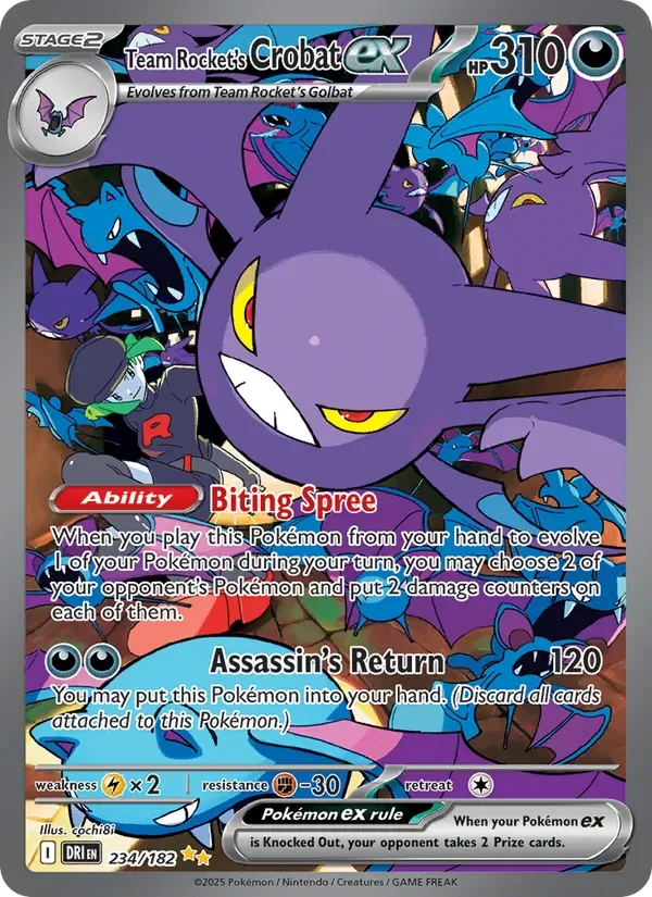 Team Rocket's Crobat ex, Destined Rivals