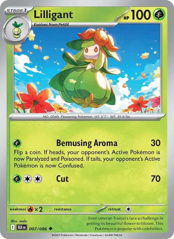 Lilligant, Black Bolt