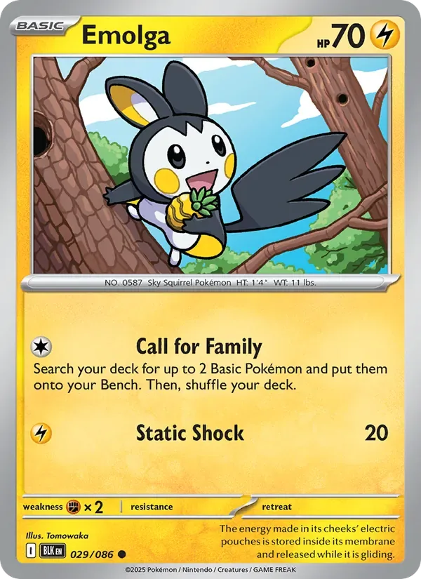 Emolga, Black Bolt