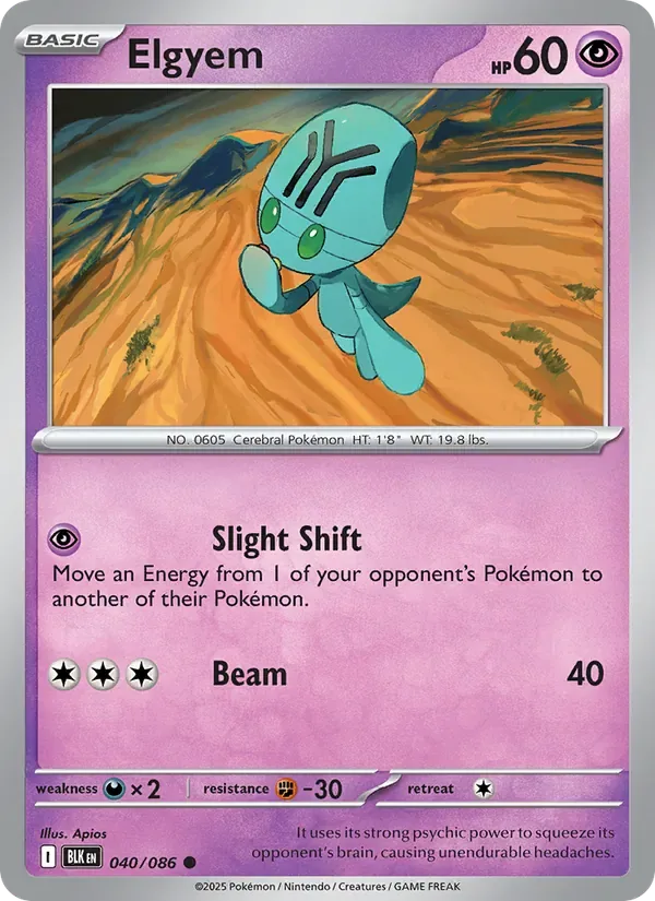 Elgyem, Black Bolt