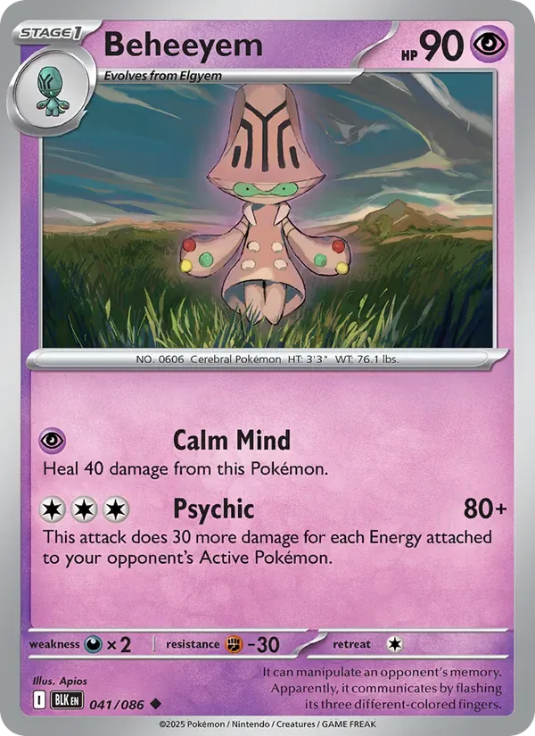 Beheeyem, Black Bolt