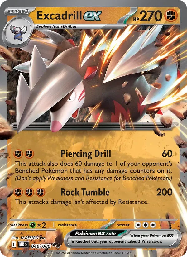 Excadrill ex, Black Bolt