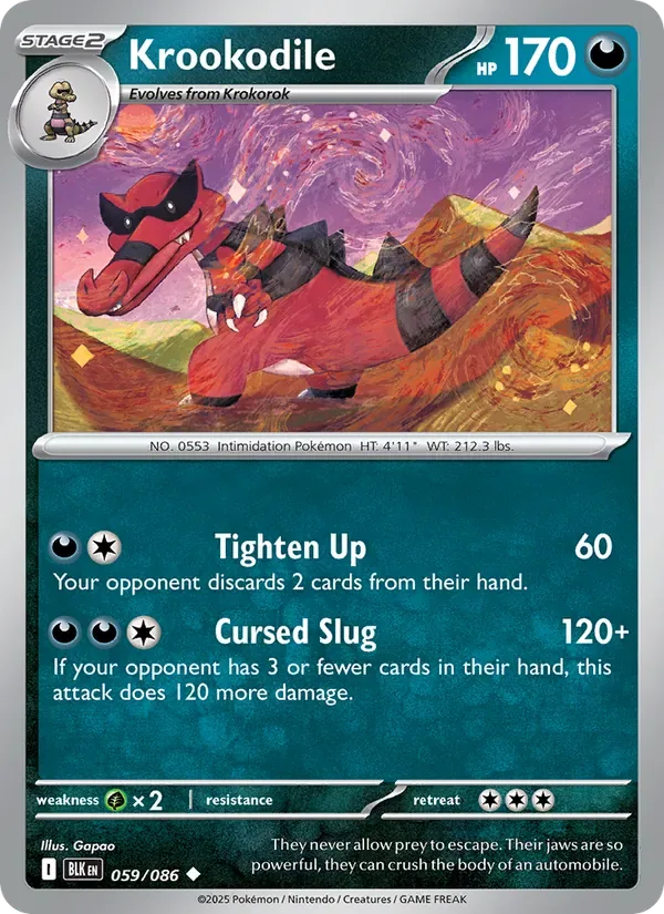 Krookodile, Black Bolt
