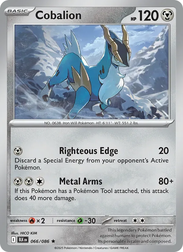Cobalion, Black Bolt