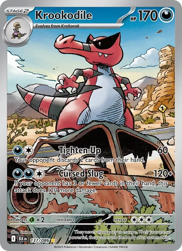 Krookodile, Black Bolt