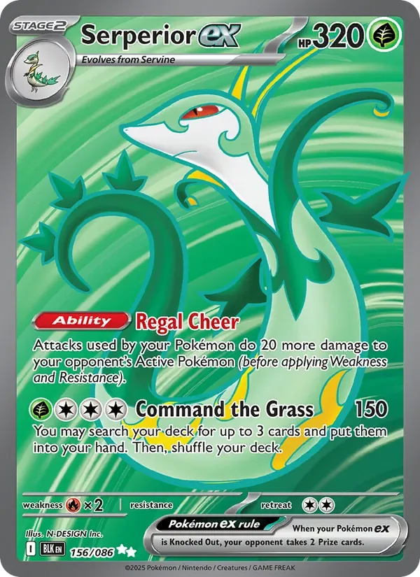 Serperior ex, Black Bolt