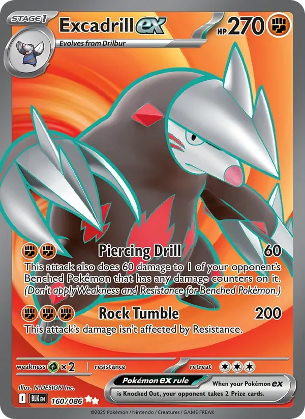 Excadrill ex, Black Bolt