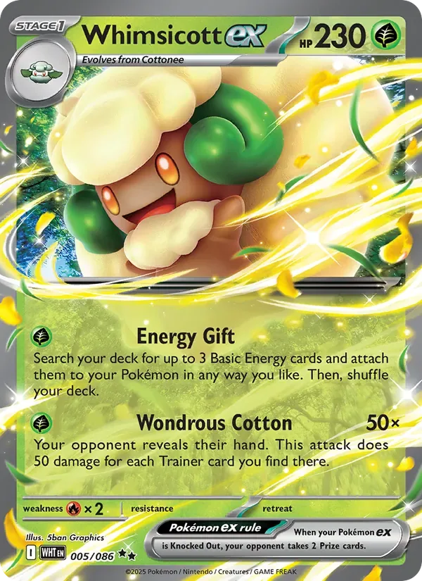 Whimsicott ex, White Flare