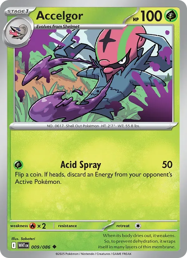 Accelgor, White Flare