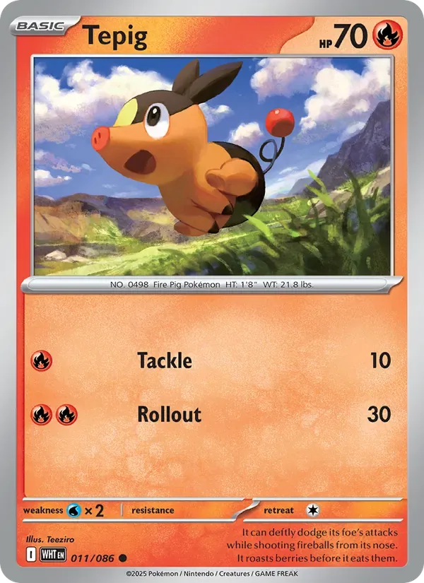 Tepig, White Flare