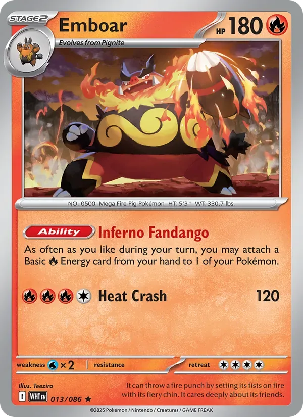 Emboar, White Flare