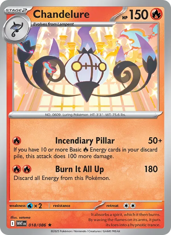 Chandelure, White Flare