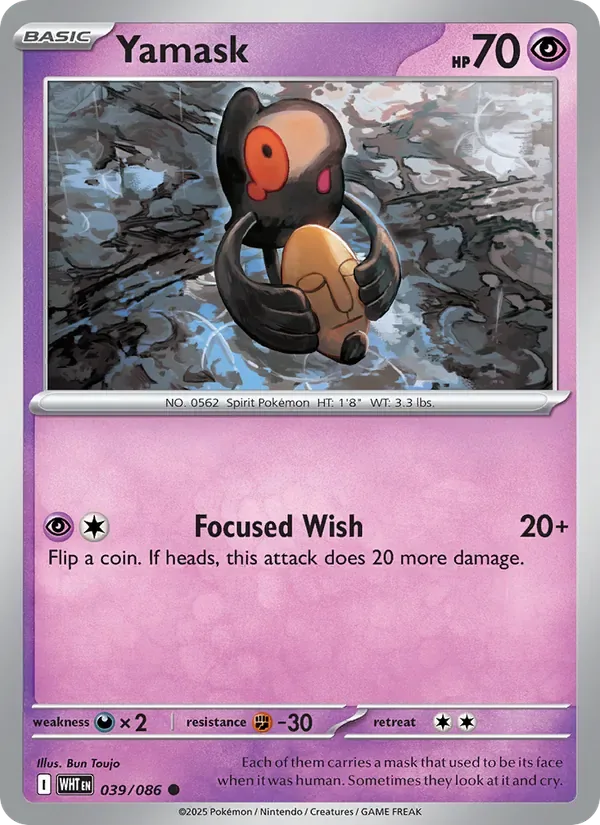 Yamask, White Flare