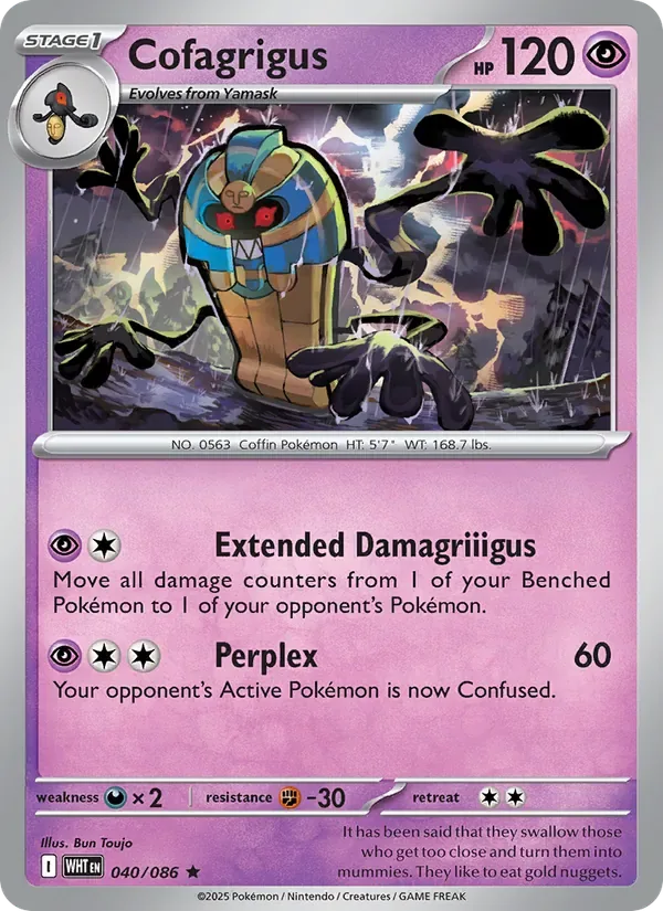 Cofagrigus, White Flare