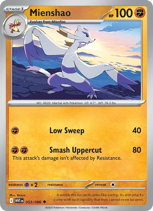 Mienshao, White Flare