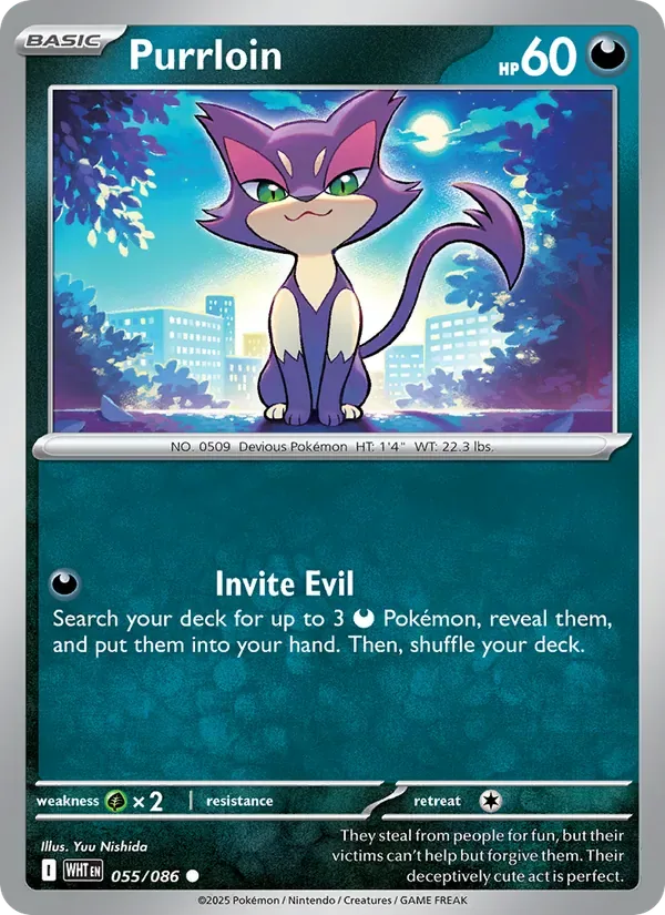 Purrloin, White Flare