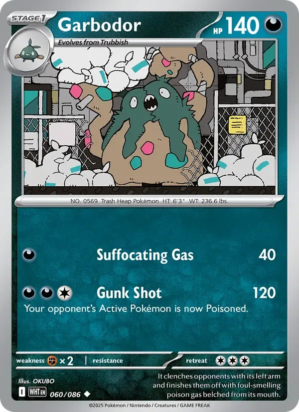 Garbodor, White Flare