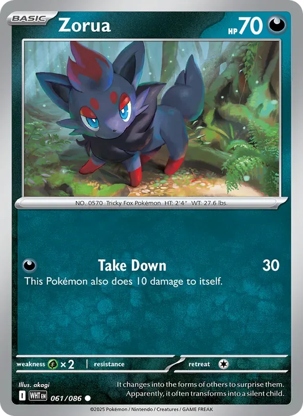 Zorua, White Flare