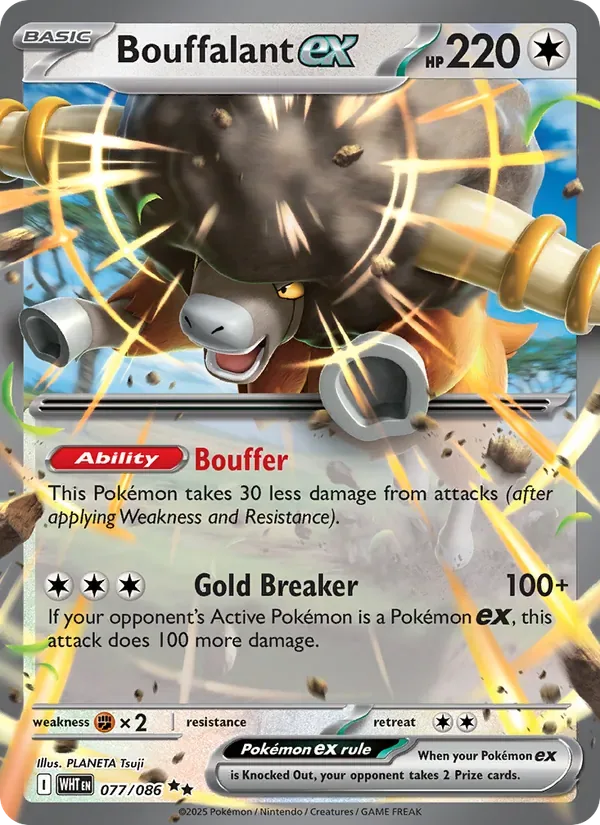 Bouffalant ex, White Flare