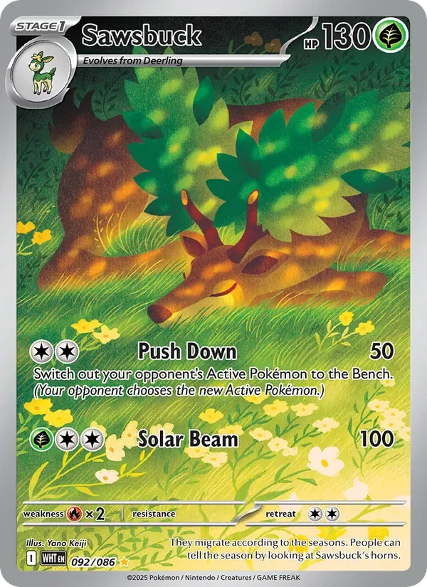 Sawsbuck, White Flare