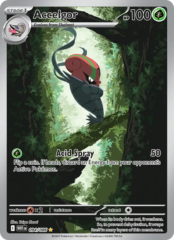 Accelgor, White Flare