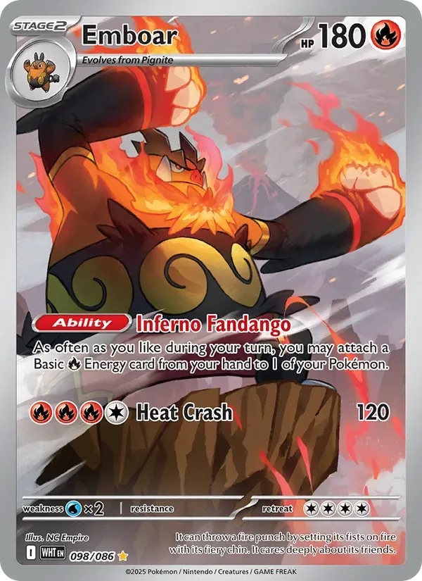 Emboar, White Flare