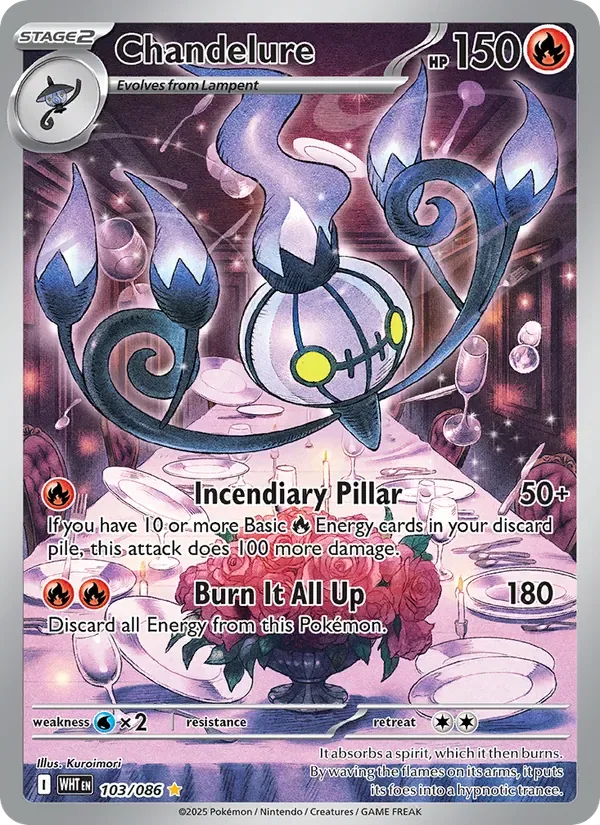 Chandelure, White Flare