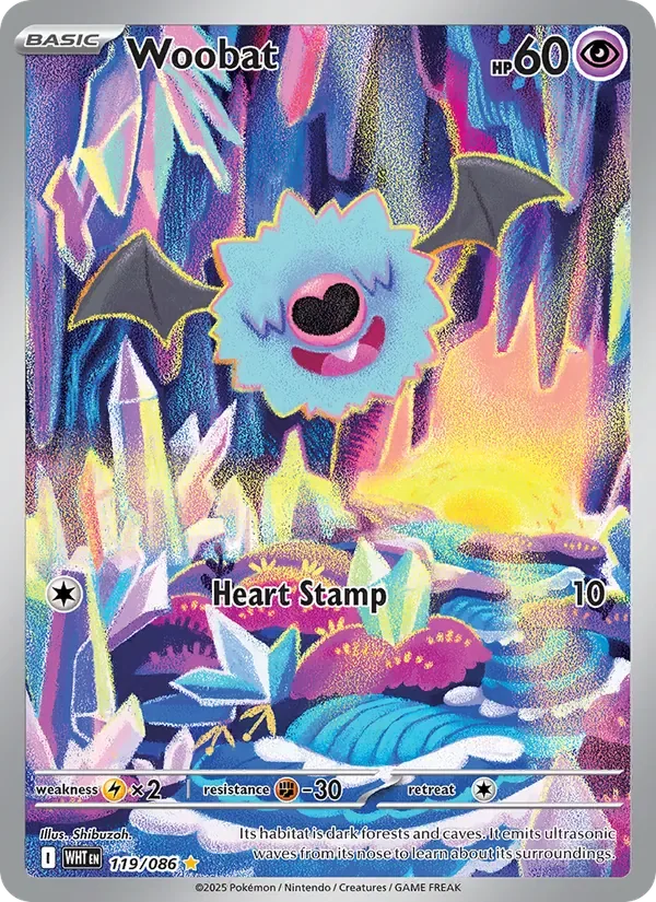 Woobat, White Flare