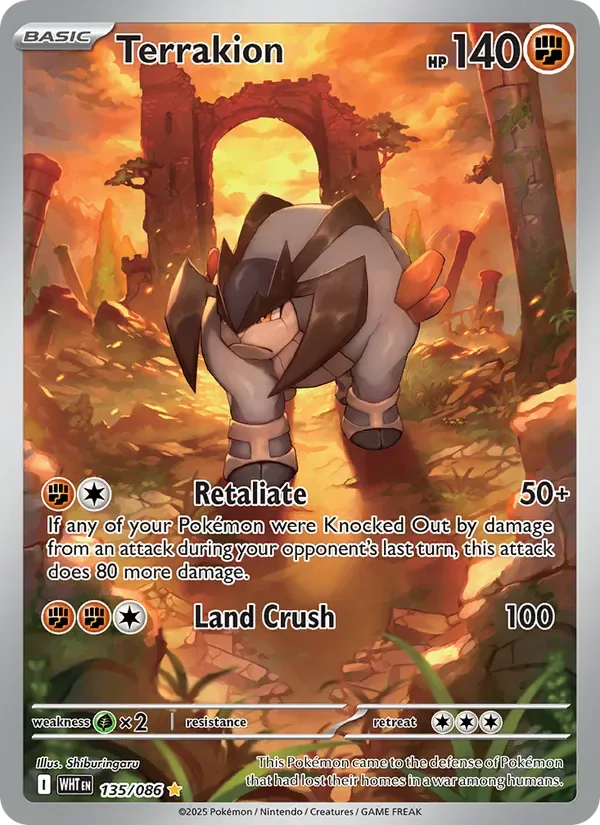 Terrakion, White Flare