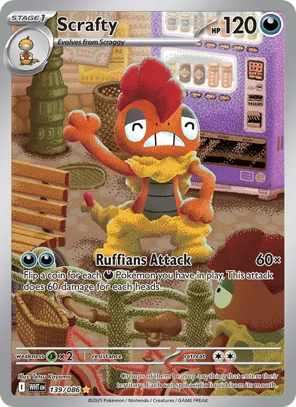 Scrafty, White Flare
