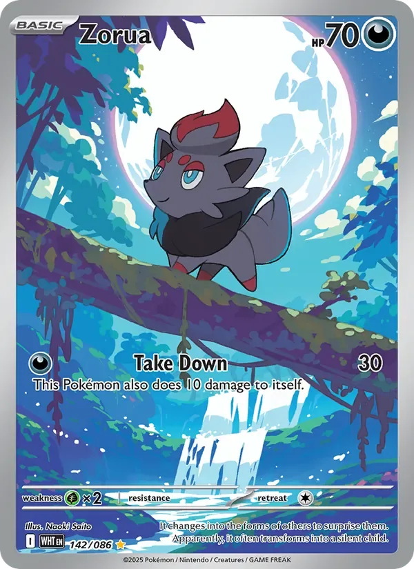 Zorua, White Flare